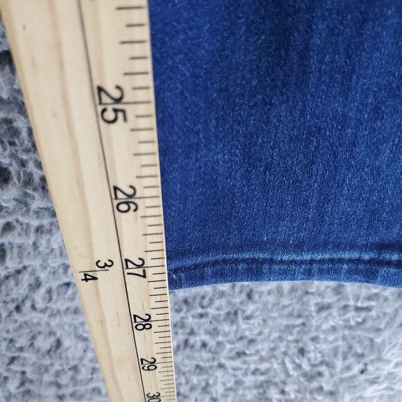 Express Jeans Womens 8R Blue Mid Rise Stretch Legging Stretch Denim - Picture 7 of 12